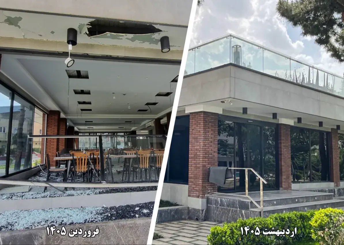 رستوران کشتی در یک چشم به هم زدن بازسازی شد 