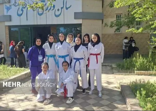 اعزام بانوان کاراته‌کای شاهرودی به لیگ کاراته وان کشور