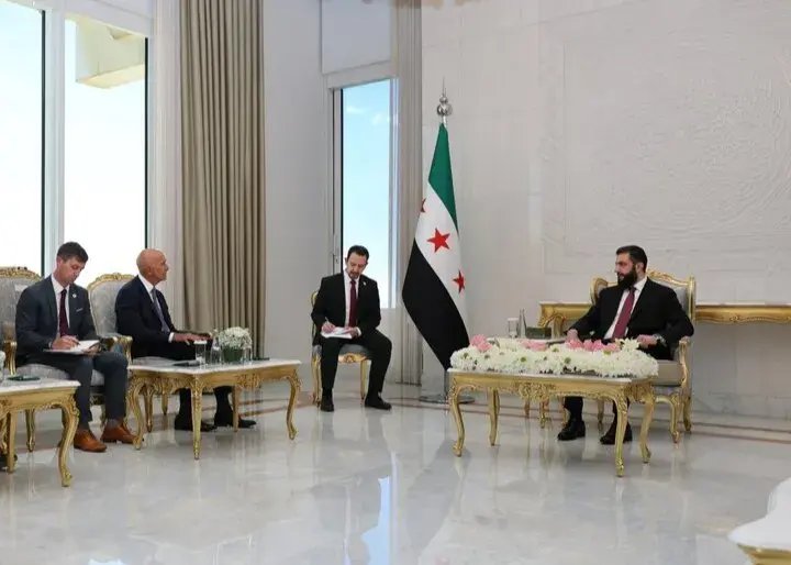 دیدار فرستاده ترامپ با الشرع در دمشق